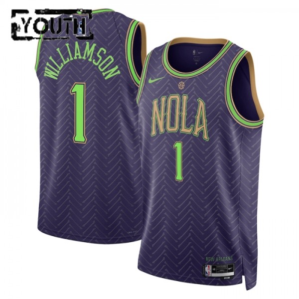 New Orleans Pelicans Trikot Zion Williamson Nike 2024-25 City Edition Lila Swingman - Kinder New Orleans Pelicans Trikot Zion Williamson Nike 2024-25 City Edition Lila Swingman - Kinder